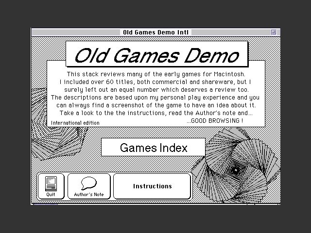 Old Games Demo (1991)