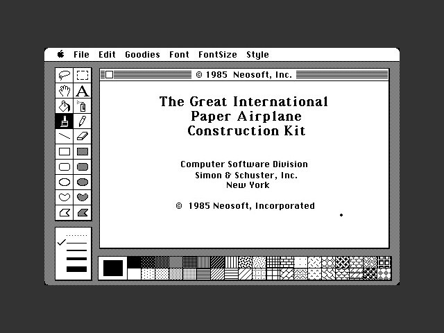 The Great International Paper Airplane Construction Kit (1985)