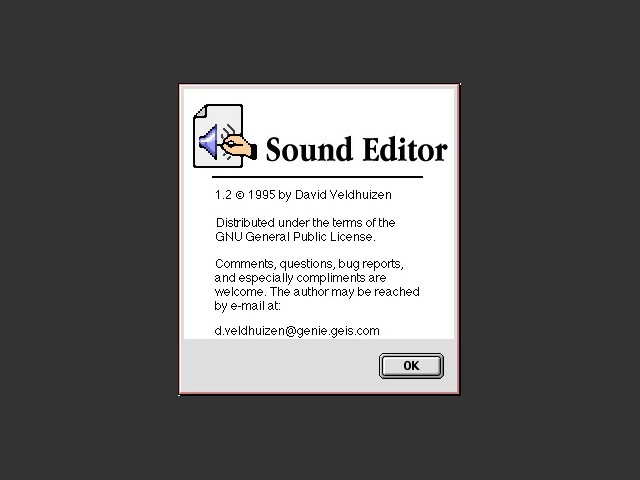 Sound Editor (1995)