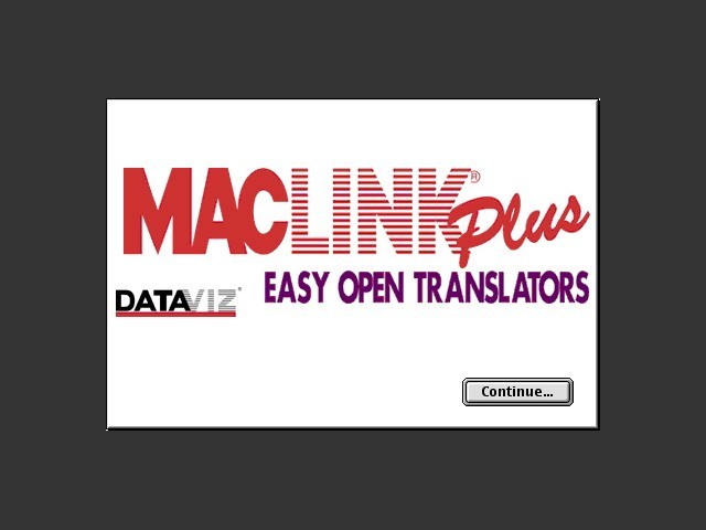 MacLinkPlus 9.0.2 (EN + FR) and 8.1 (EN) (1997)