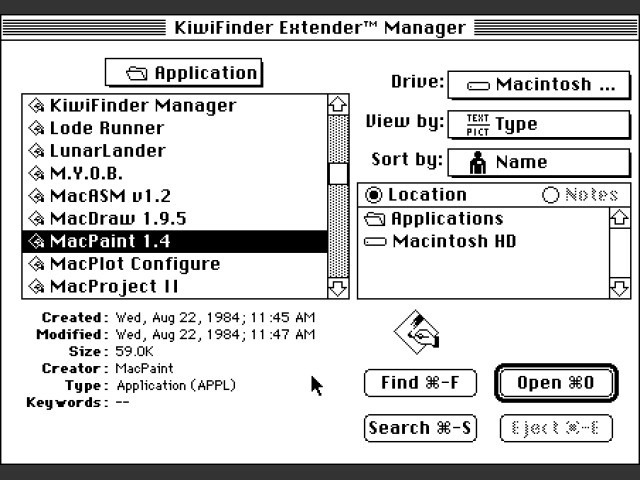KiwiFINDER Extender (1990)