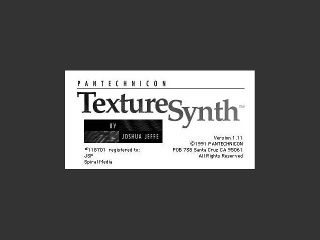 TextureSynth (1991)