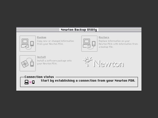 Newton Backup Utility (1995)