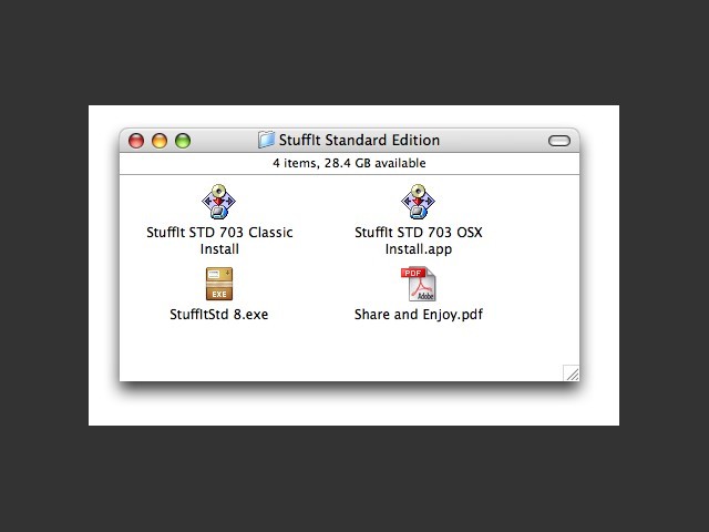 StuffIt Standard Edition 7.0.3 (2002)