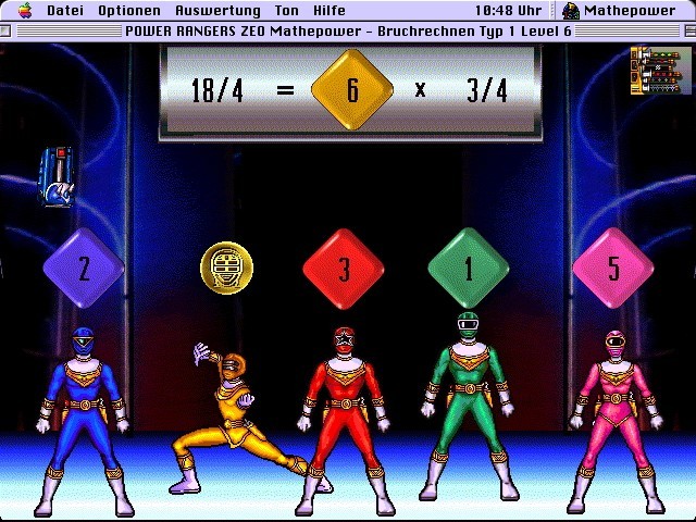 Power Rangers Zeo PowerActive Math (1996)