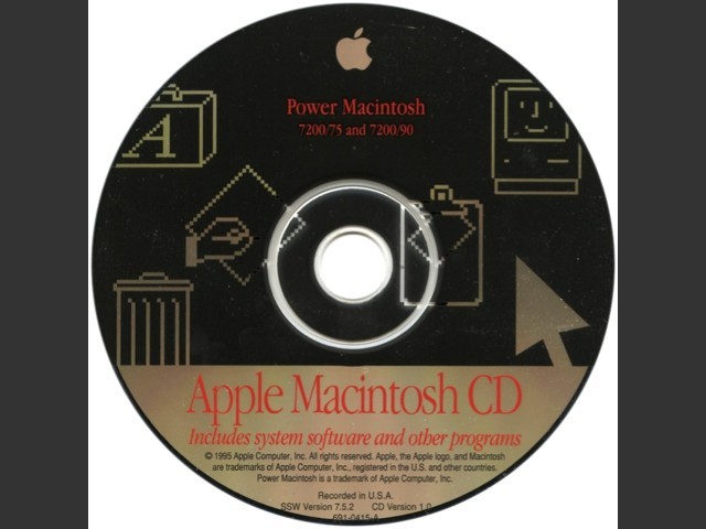 Mac OS 7.5.2 for PowerMac 72/75/85/9500 & PowerBook 5300/2300/190 (1995)