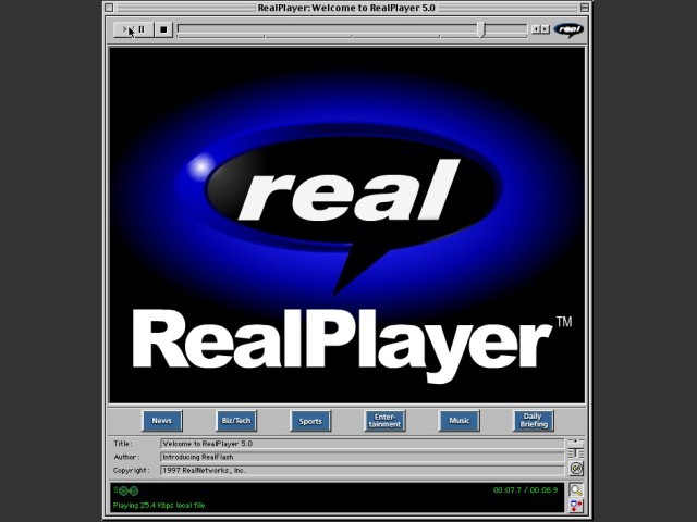 RealPlayer 5.0 (1997)