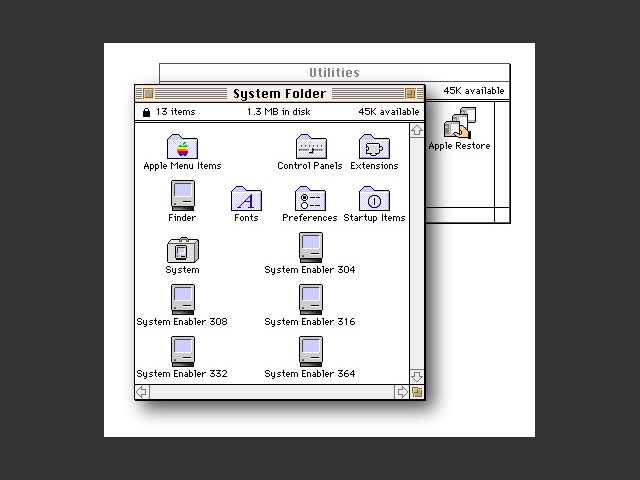 Macintosh Utilities Disk (Performa SSW 7.1P4) (1993)