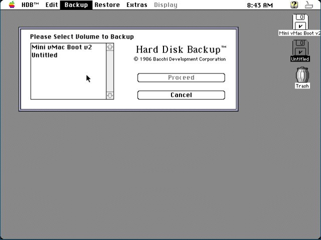 Hard Disk Backup (1986)