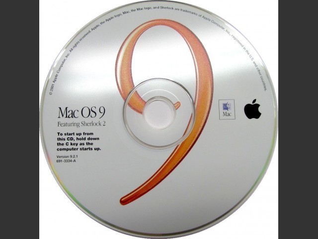 Mac OS 9.2.1 (691-3334-A) (CD) (2001)