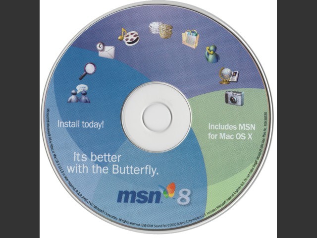 MSN 8 for Mac OS X (2003)