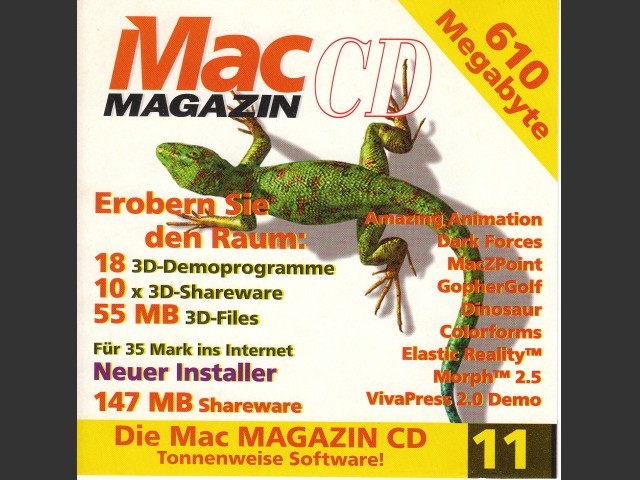 Mac Magazin CD 11 (September 1995, German) (1995)