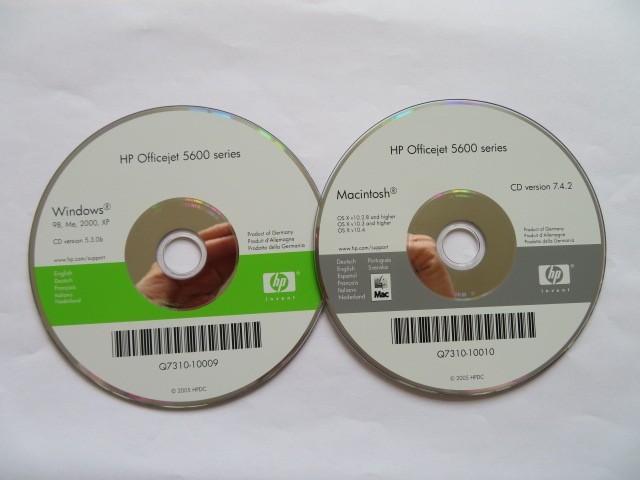 HP OfficeJet 5600 drivers CD-ROM (2005)