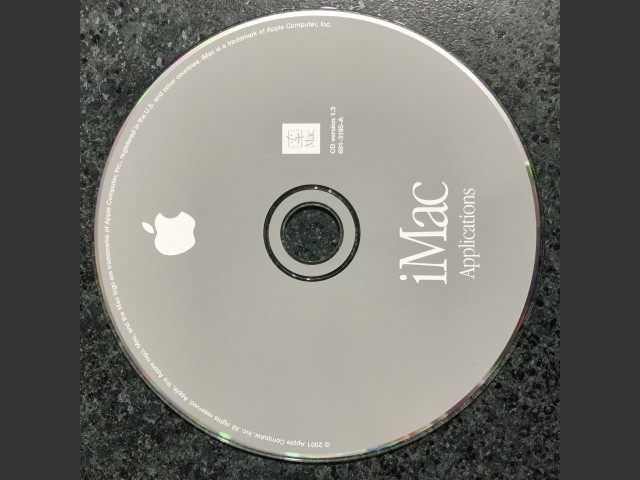 691-3195-A,Z,iMac. Applications. Disc v1.3 (CD) (2001)