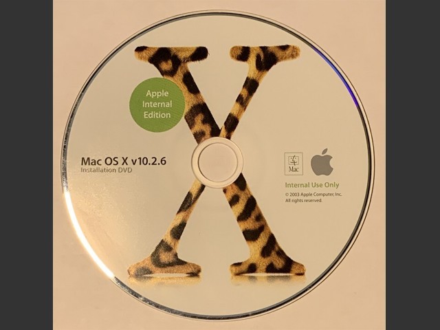 Mac OS X 10.2.6 Jaguar (Internal Edition) (2002)