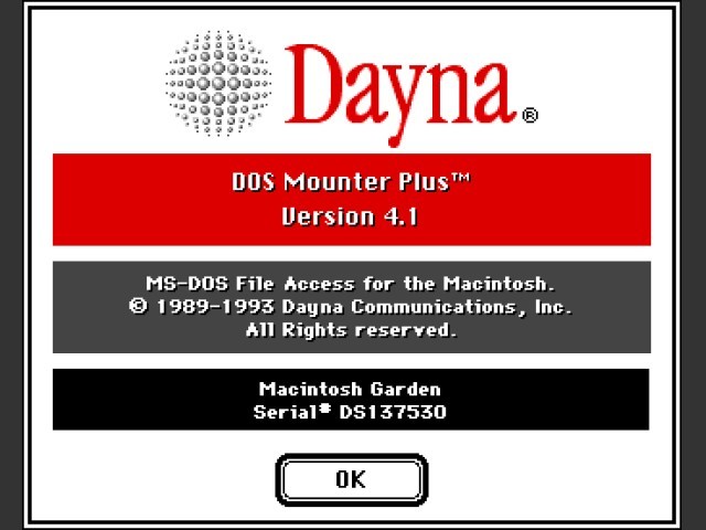 DOS Mounter Plus 4.1 (1994)