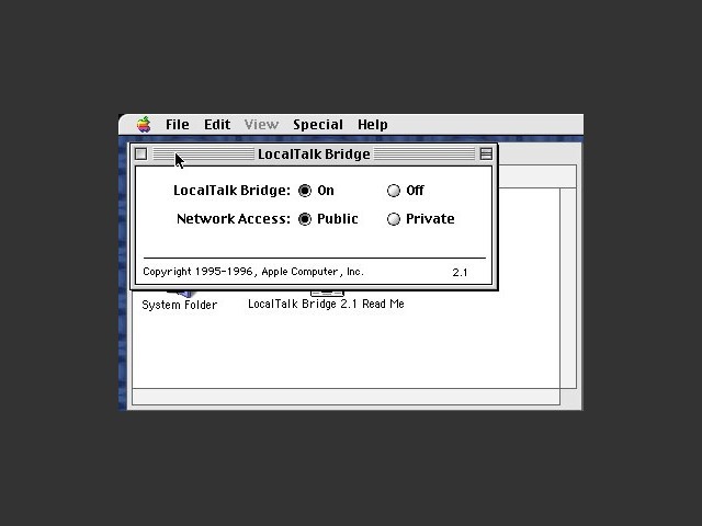 LocalTalk Bridge 2.1 (1999)