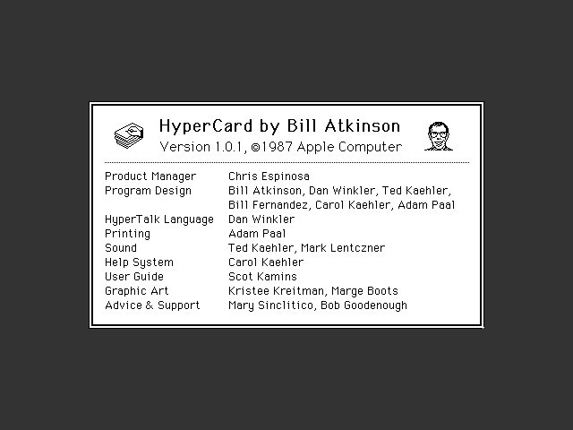 HyperCard 1.0.1 (1987)