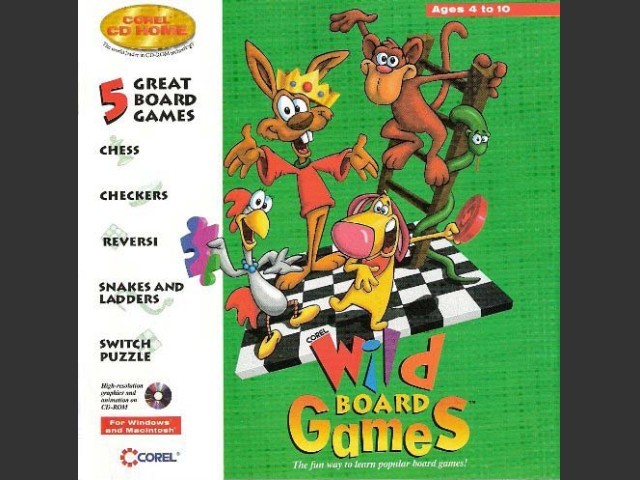 Corel Wild Board Games (1995)