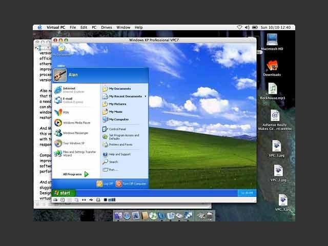 Virtual PC for Mac 7.0 
