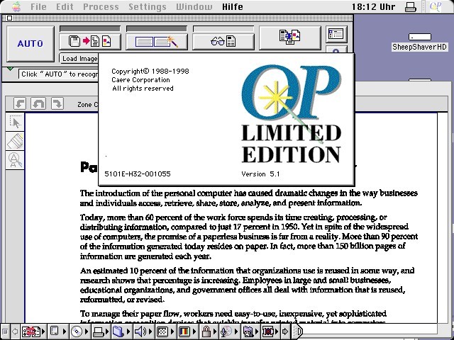 Omnipage 5.1 LE (1998)