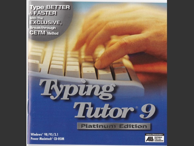 Typing Tutor 9 Platinum (AKA '99 Platinum) (1998)