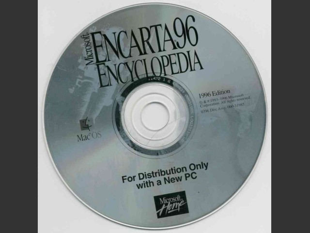 Microsoft Encarta 96 (1996)