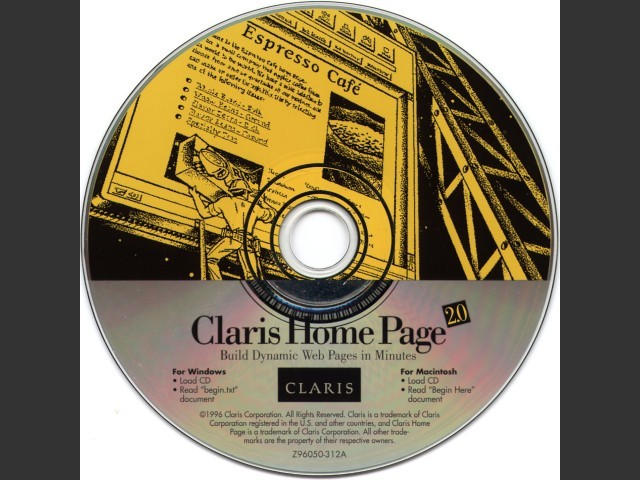 Claris Home Page 2.0 (1996)