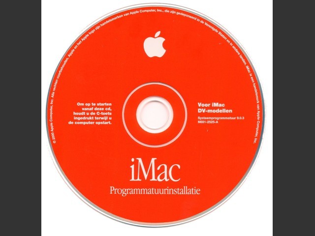 Mac OS 9.0.3 (iMac DV) (CD) [nl_NL] (2000)