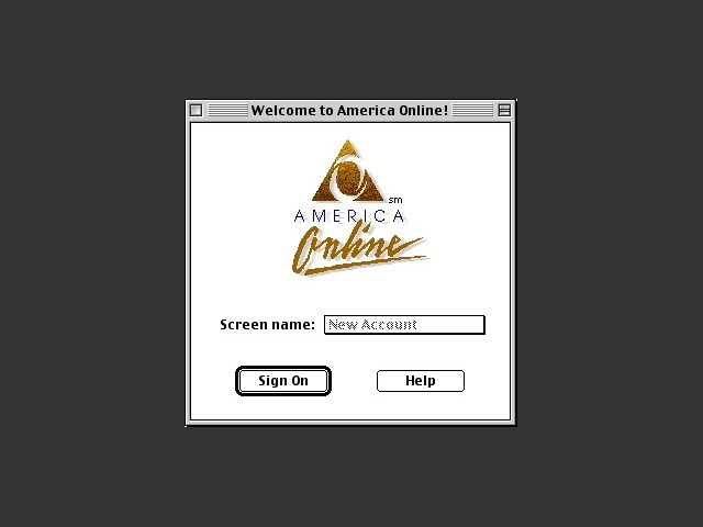 America Online 1.0 (1989)