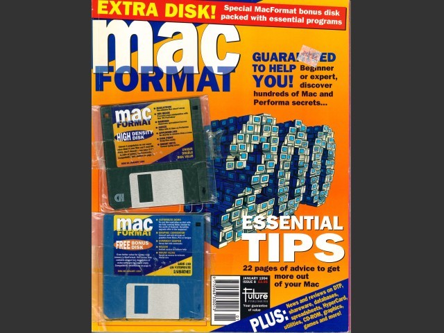 MacFormat 08 (January 1994) Magazine & Disk (1994)