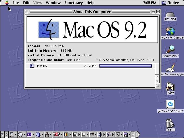 Mac OS 9.2.x Pre-releases (2001)