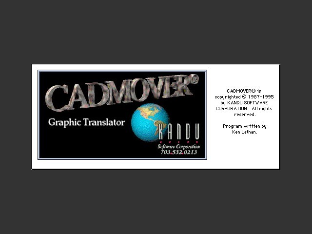 CadMover 4.0 (1995)