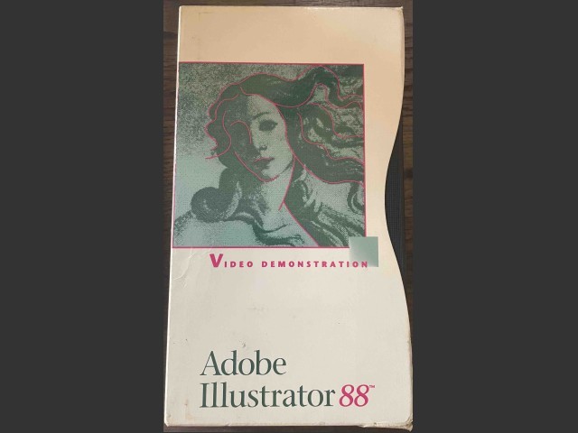 Adobe Illustrator '88 Instruction VHS Tape (1988)