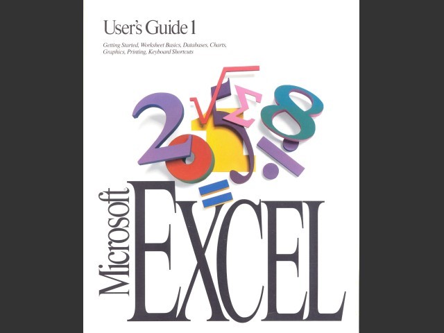 Microsoft Excel 4.0 (1992)