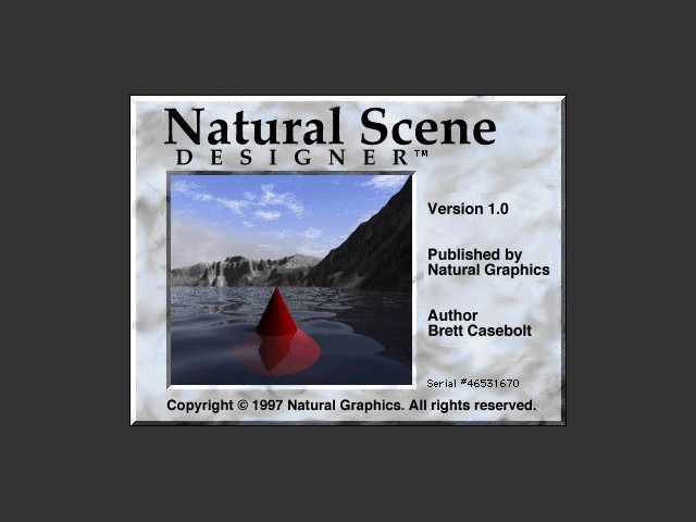 Natural Scene Designer 1.0 (1997)
