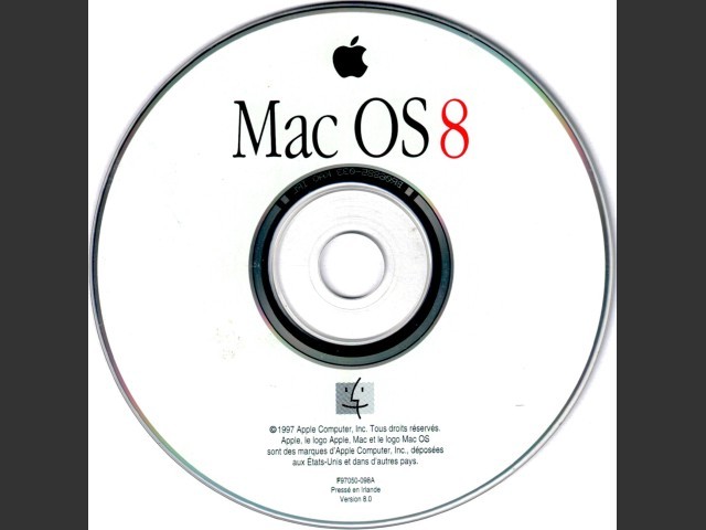 Mac OS 8.0 (CD) [fr_FR] (1997)