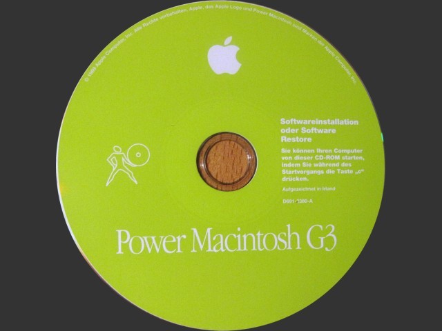 691-2380-A,D,Power Macintosh G3. Software installation oder Software Restore (CD)... (1999)