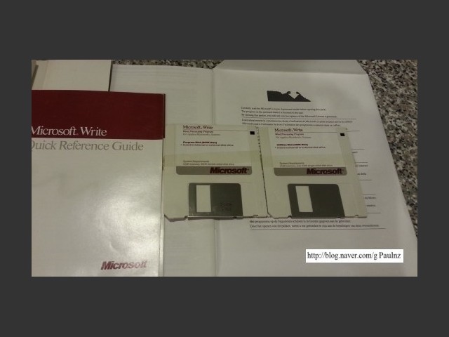 Microsoft Write 1.0 (1987)