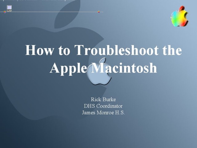 TroubleshootingMac (2003)