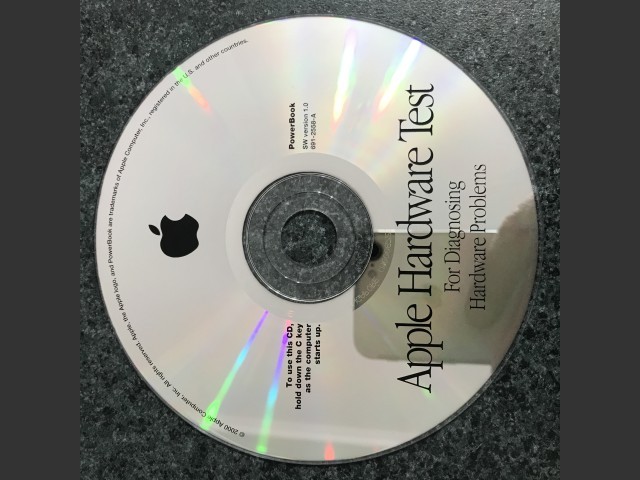 691-2558-A,,Apple Hardware Test v1.0. PowerBook 2000 (CD) (2000)