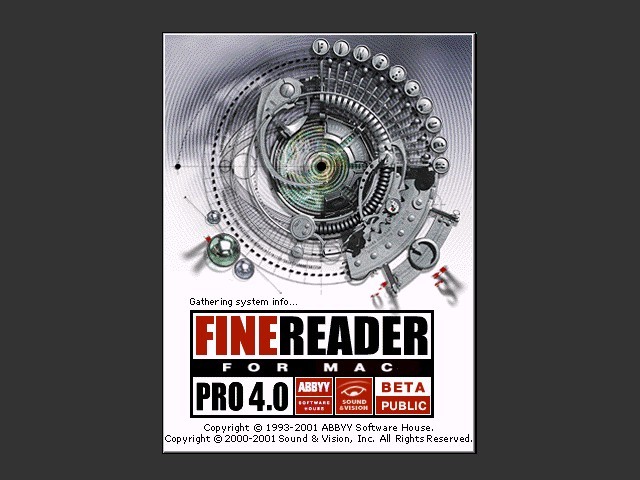 ABBYY FineReader Pro 4 (2001)