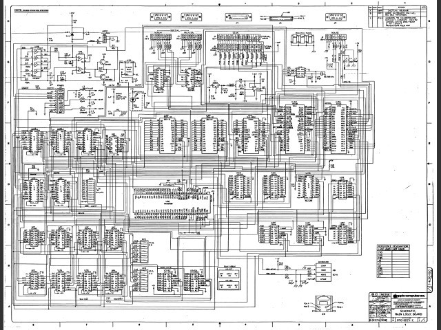 Miscellaneous Apple Schematics (1984)