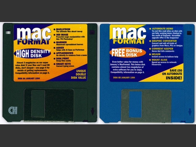 MacFormat 08 (January 1994) Magazine & Disk (1994)