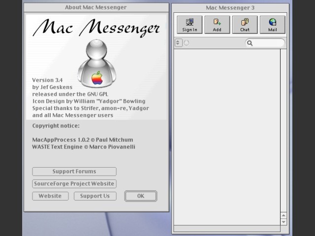 Mac Messenger 3.4 (2005)