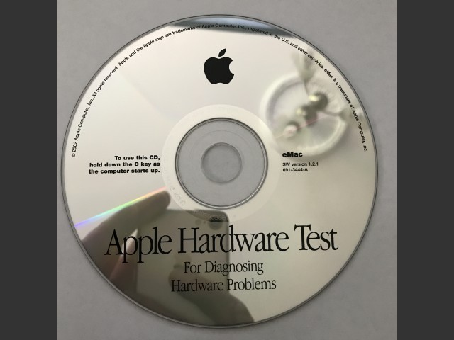 691-3444-A,,Apple Hardware Test v1.2.1. eMac (CD) (2002)