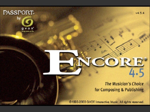 GVOX Encore 4.5.x (2004)