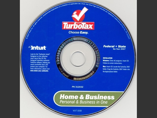 TurboTax 2007 (2008)
