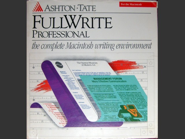 FullWrite Professional 1.1 (1988)