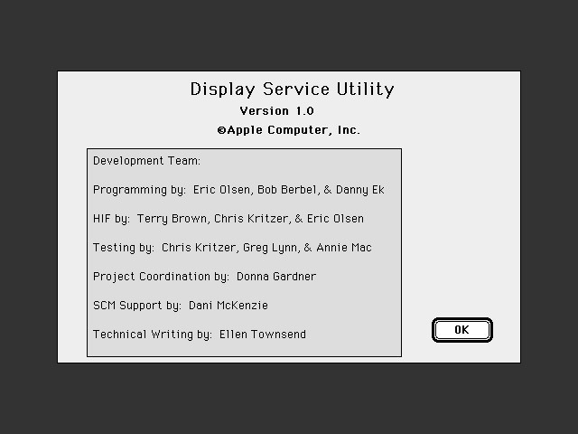 Display Service Utility (1995)